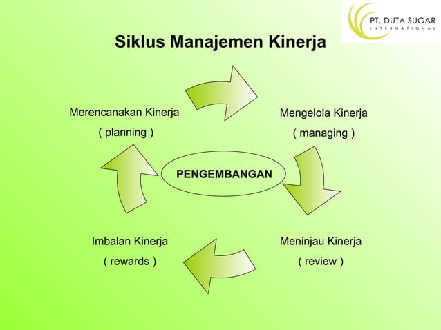 Sistem manajemen kinerja PT DSI | PPT