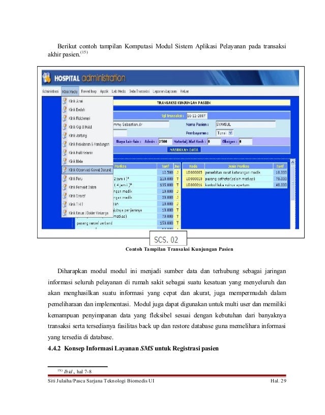 Contoh Database Rawat Jalan - Contoh II