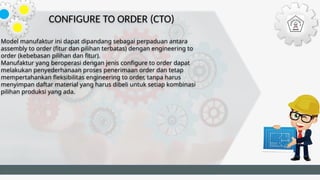 SISTEM MANUFAKTUR KELOMPOK TIGA TEKNIK INDUSTRI UNIVERSITAS SELAMAT SRI ...