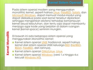 Sistem Operasi: Arsitektur komputer, Pengantar Sistem Operasi dan ...