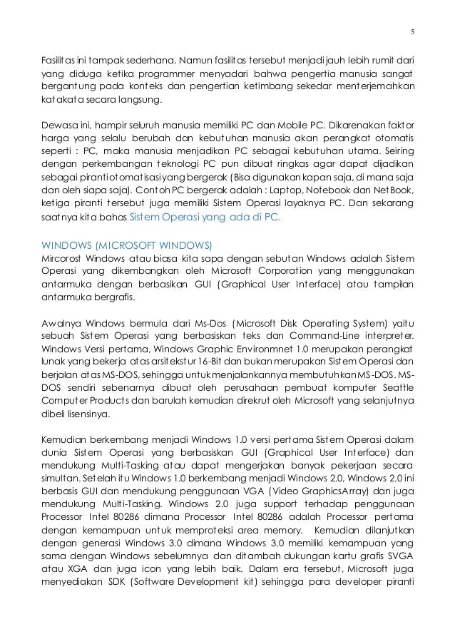 Pengenalan Umum Sistem Operasi dan Struktur Sistem Komputer.