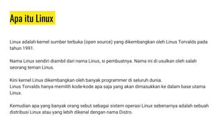 Sistem operasi jaringan | PPTX