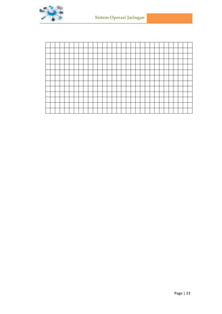 Sistem Operasi Jaringan
Page | 23
 