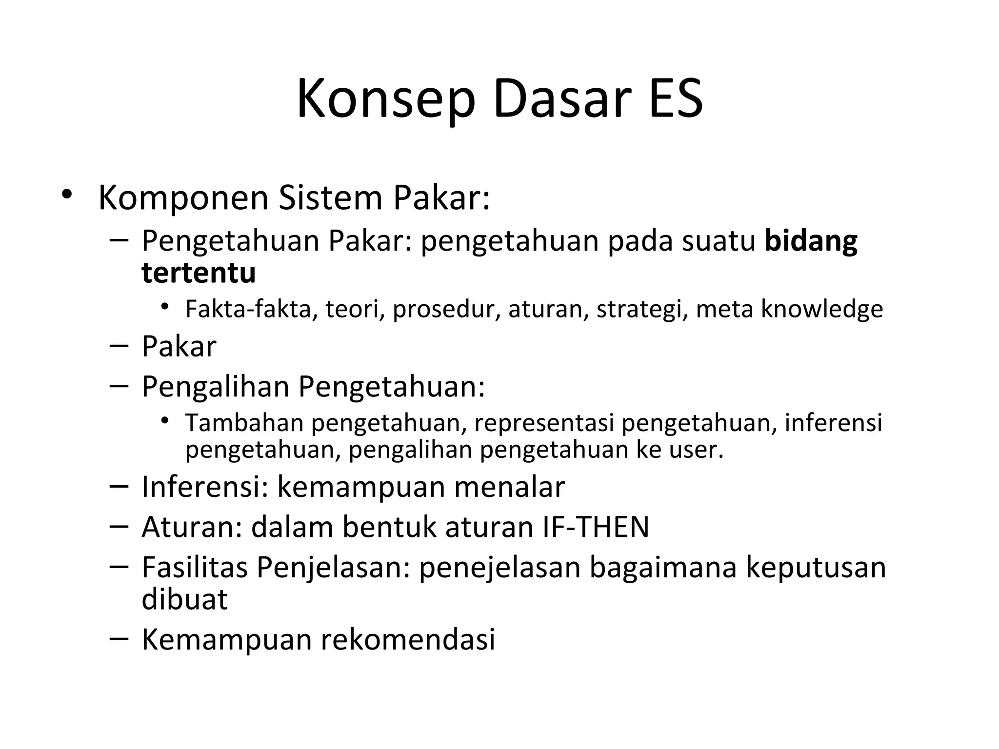 Sistem pakar | PPT