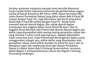 Senat Ris Sistem parlemen | PPT