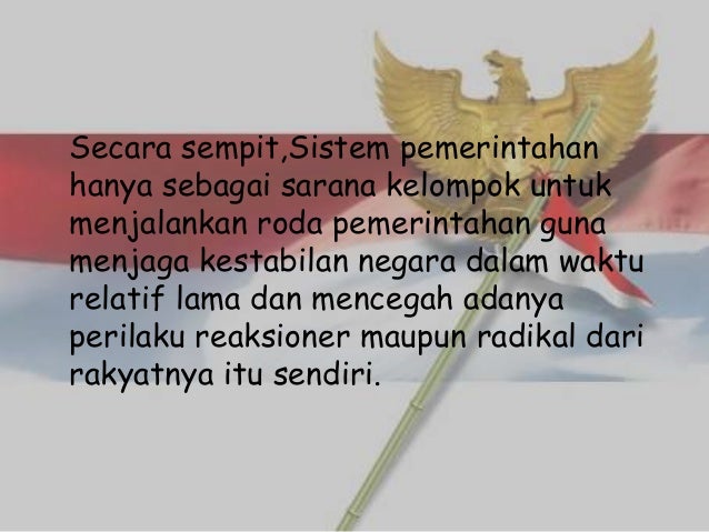 Sistem pemerintahan negara