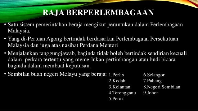 Sistem pemerintahan dan pentadbiran