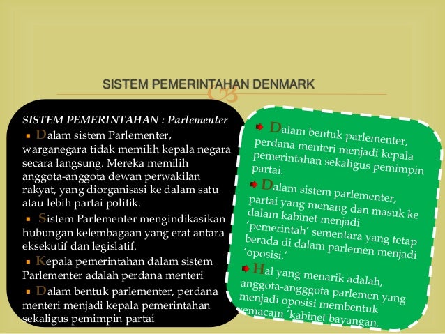 Sistem Pemerintahan Denmark