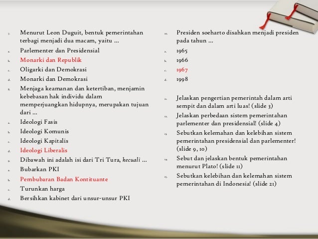 bab 2,, sistem pemerintahan