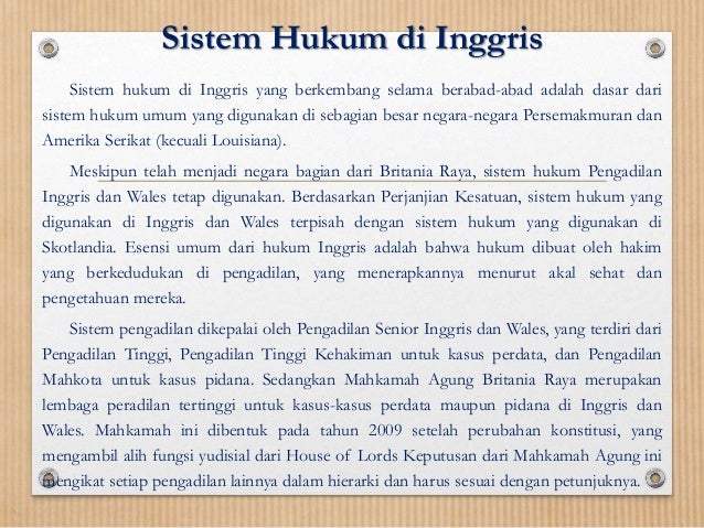 Sistem pemerintahan inggris