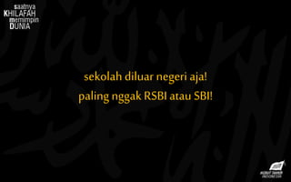 sekolahdiluar negeri aja!
paling nggak RSBI atau SBI!
 