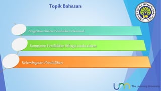 Topik Bahasan
 