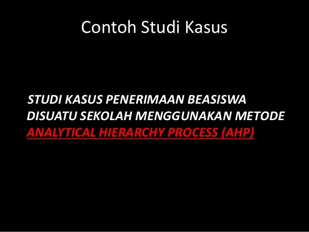 Sistem Pendukung Keputusan