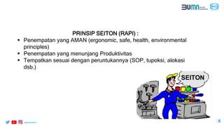 Prinsip penarapan 5R (Ringkas,Rapi, Resik, Rawat dan Rajin) area Kantor ...