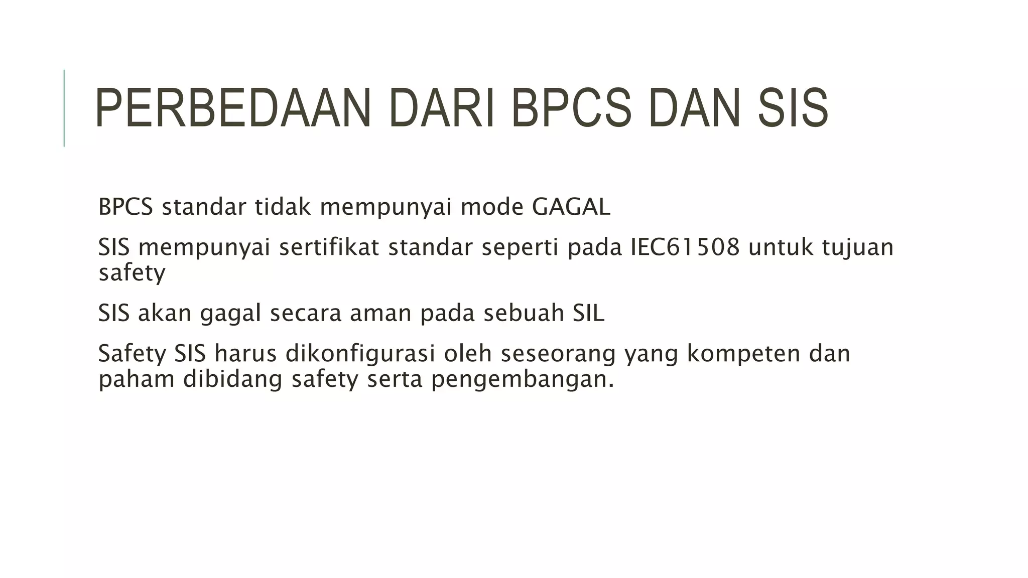 Sistem pengendalian, bpcs(basic process control system), | PPTX