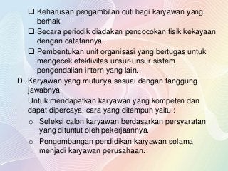 Sistem Pengendalian Intern