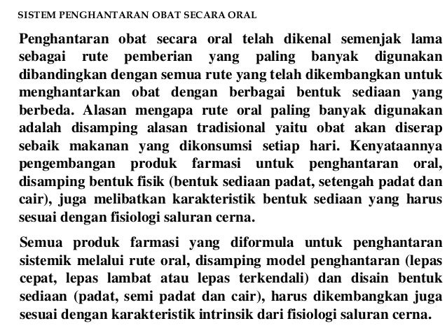 Sistem penghantaran obat