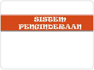 Sistem penginderaan | PPT