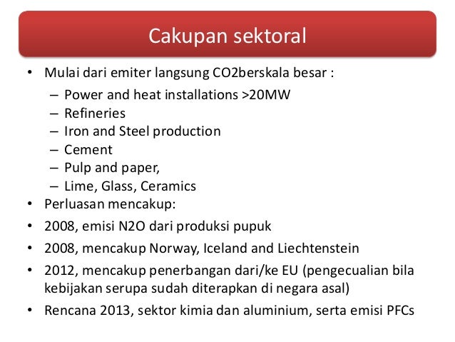 Berita sistem perdagangan emisi