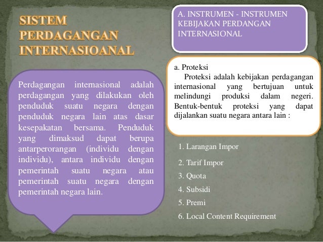 Gambar menjelaskan sistem perdagangan internasional