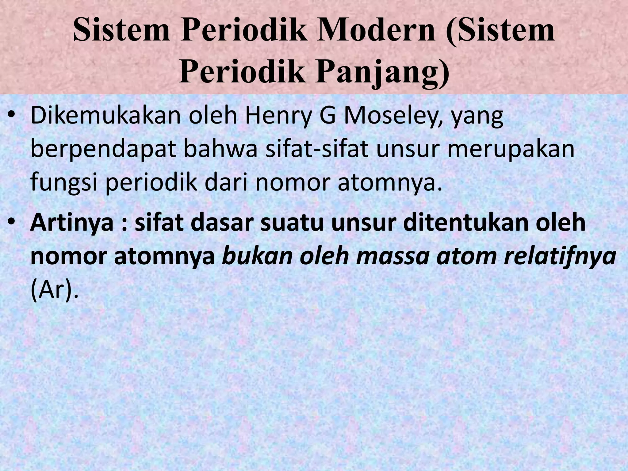 Update Periodik Rip Sistem periodik ppt | PPTX
