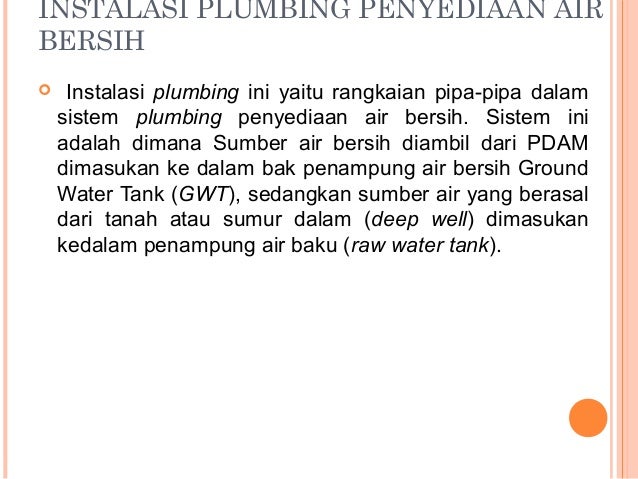 Sistem Plumbing Gedung Bertingkat