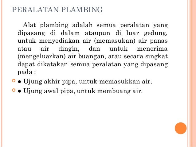 Sistem Plumbing Gedung Bertingkat