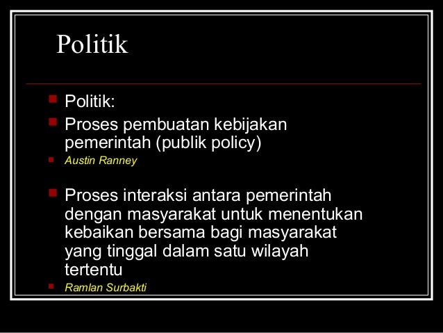 Sistem Politik Indonesia