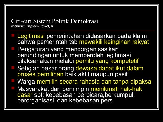 Sistem Politik Indonesia