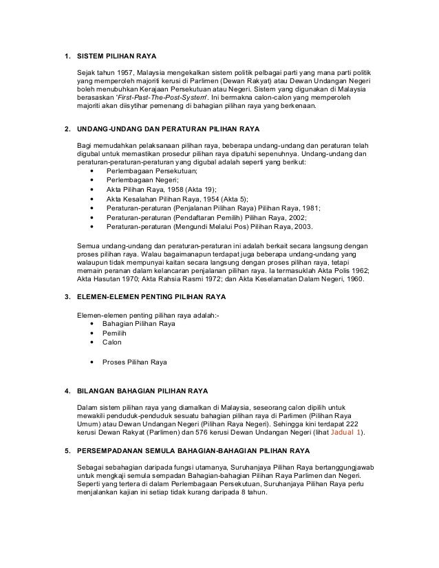 Sistem politik malaysia