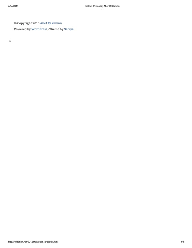 Sistem proteksi alief rakhman | PDF