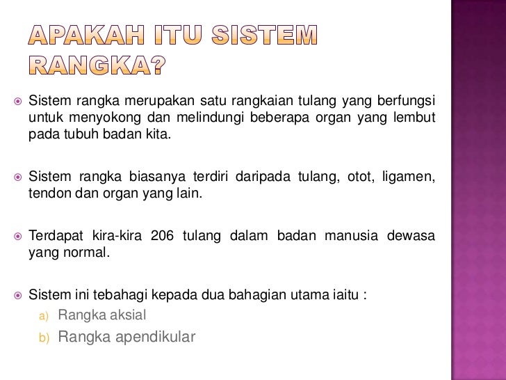 Sistem Rangka