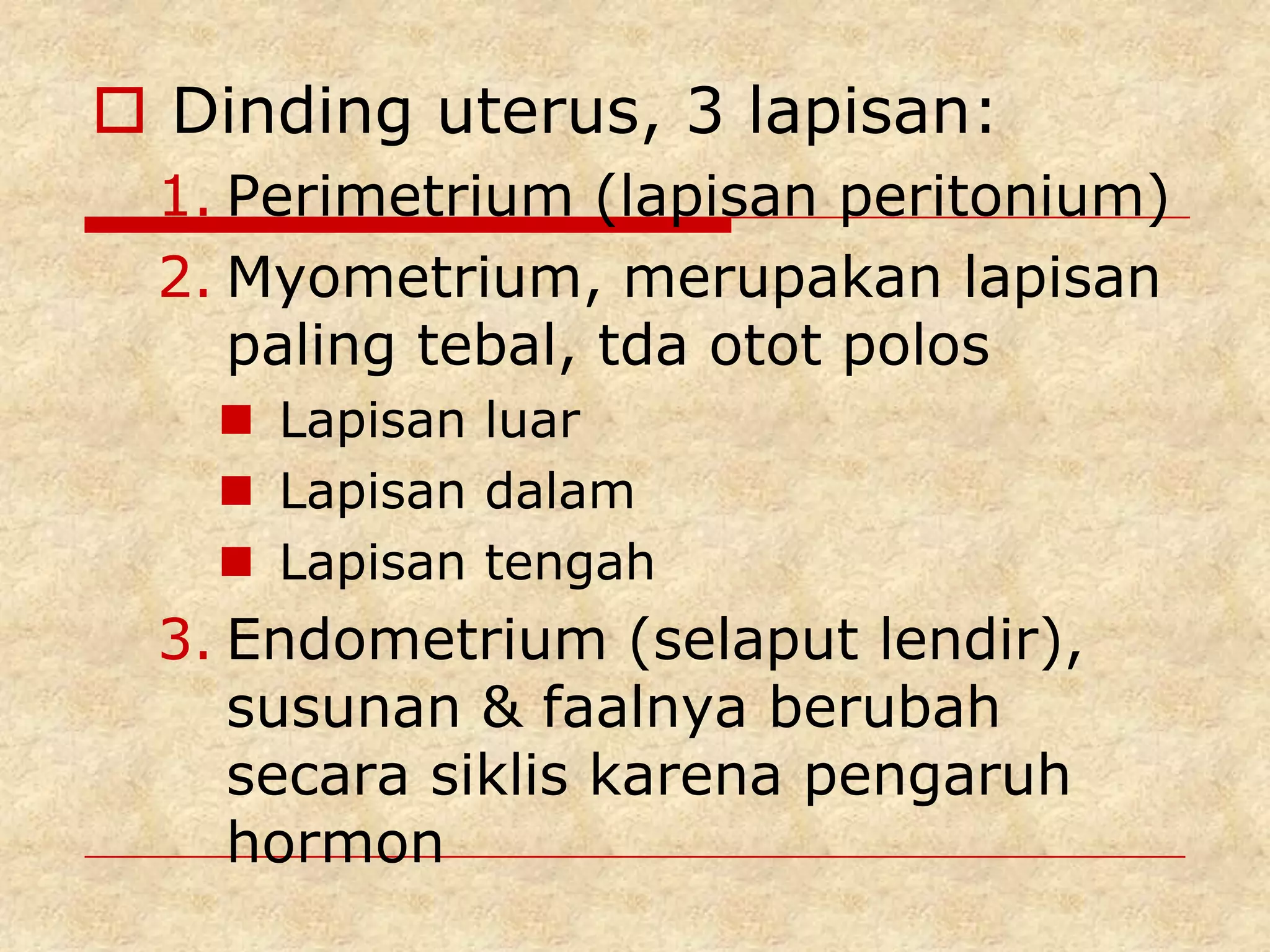 Sistem Reproduksi Wanita | PPTX