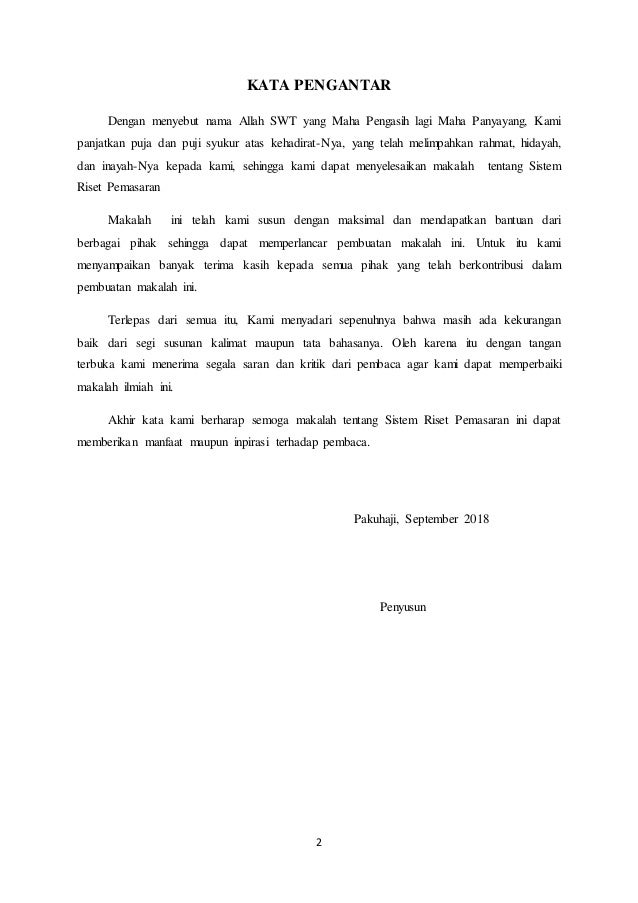 Sistem Riset Pemasaran