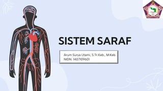 SISTEM SARAF
Arum Surya Utami, S.Tr.Keb., M.Keb
NIDN. 1407109601
 