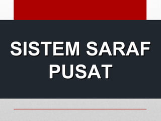 SISTEM SARAFSISTEM SARAF
PUSATPUSAT
 