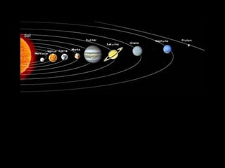 EL SISTEMA SOLAR
Está formado por:
- una estrella mediana: el Sol
- 9 planetas y 64 satélites conocidos
- un cinturón de asteroides
- cometas, procedentes del cinturón de Kuiper o de la nube
de Oort
 
