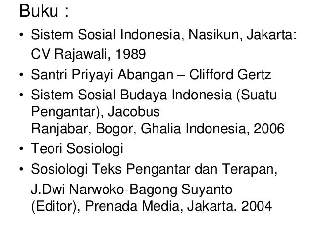 Sistem Sosial Budaya Indonesia1