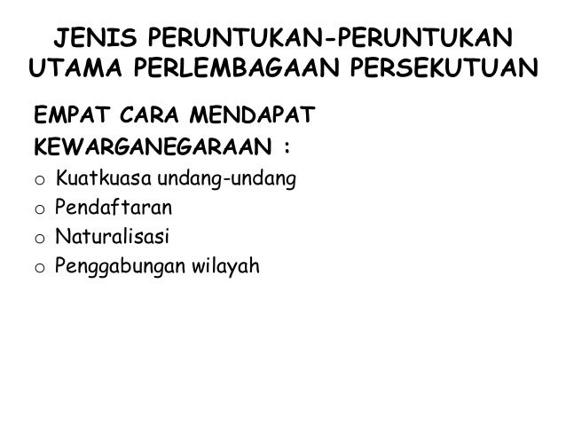 Sistem &amp; Struktur Pemerintahan