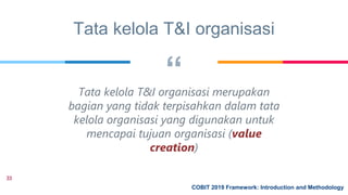 Sistem Tata Kelola Keamanan Informasi SPBE menggunakan COBIT 2019 | PDF