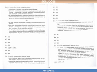15
SOLUÇÕES
REGULAÇÃO
 