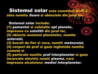 Sistemul solar | PPT