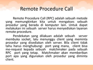 Sister 04 - remote procedure call (rpc) | PPT
