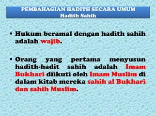 Sistm Bukti Asli Hadith | PDF
