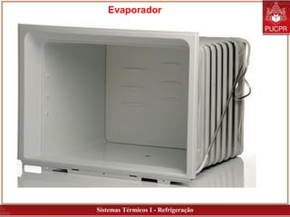 Sistemas Térmicos I - Refrigeração
Evaporador
 