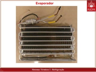 Sistemas Térmicos I - Refrigeração
Evaporador
 