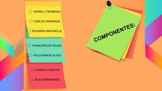 ҉ ADRIELLY BARBOSA
҉ CARLOS HENRIQUE
҉ EDUARDA RAPHAELLE
҉ FRANCENILDE SOUSA
҉ ITALO RAMON ALVES
҉ LUDMILLA COELHO
҉ SILAS FERNANDES
 