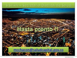Sisvan  congreso aps 18-11-2015