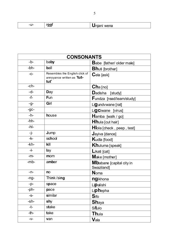 Basic siSwati Language Course