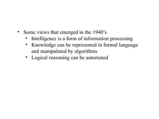 Artificial intelligence roots and scopes | PPT